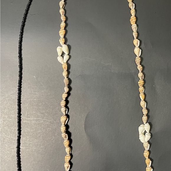 Vintage necklaces lot 2!multi strain beaded statement necklaces & 2 single beads - Picture 10 of 14